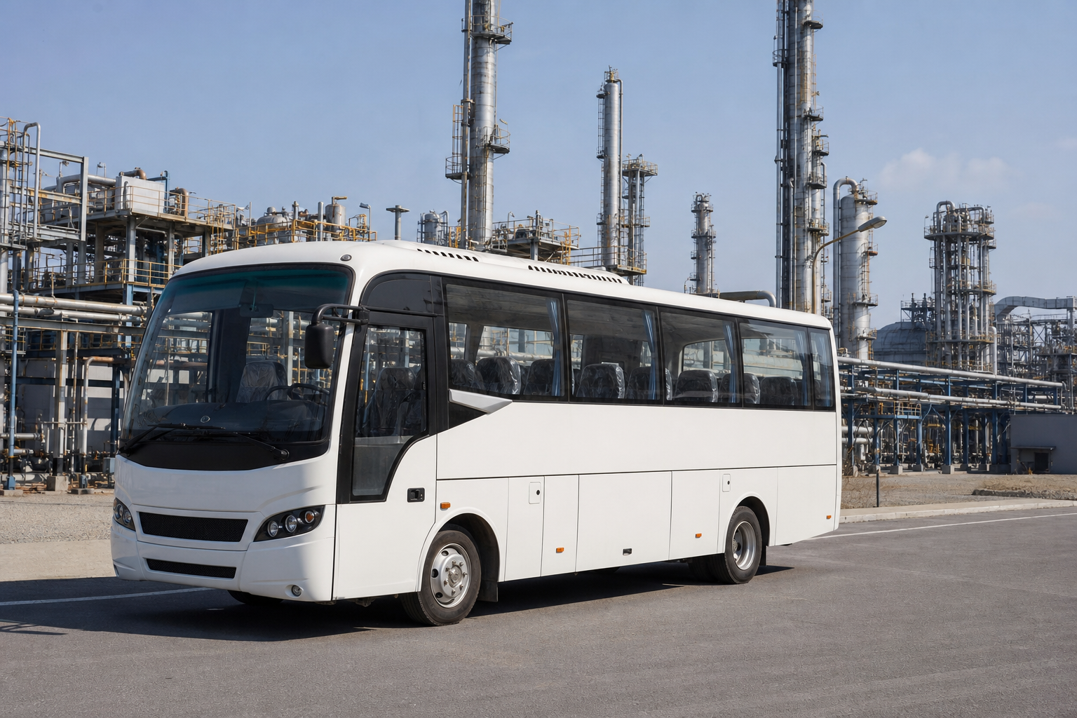 Industrial staff transport at factory and tower sites